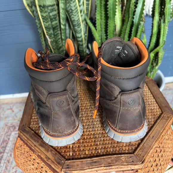 Cole Haan ZERØGRAND Waterproof Hiker Brown leather hiking boots 10 - Picture 5 of 8